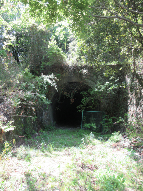 旧福知山線のトンネル入口