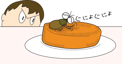 やれ打つなハエが手をする足をする