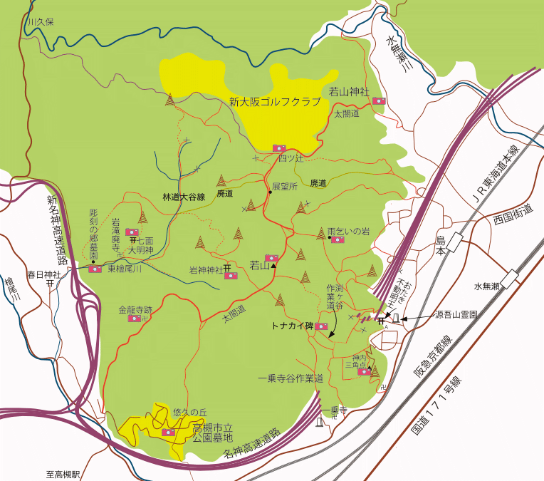 太閤道 地図
